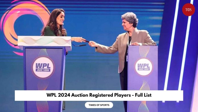 WPL 2024 Auction Registered Players