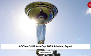 Men's U19 Asia Cup 2023 Schedule