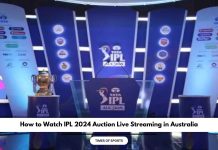 IPL 2024 Auction Live Streaming in Australia