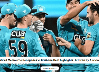 2023 Melbourne Renegades vs Brisbane Heat highlights