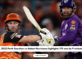 2023 Perth Scorchers vs Hobart Hurricanes highlights