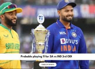Probable playing 11 for SA vs IND 3rd ODI