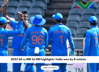 2023 SA vs IND 1st ODI highlights