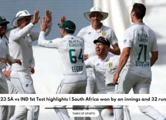 2023 SA vs IND 1st Test highlights
