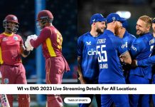 WI vs ENG 2023 Live Streaming