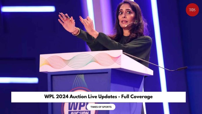 WPL 2024 Auction Live Updates