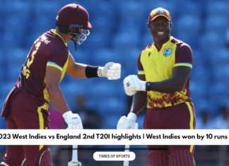 2023 West Indies vs England 2nd T20I highlights