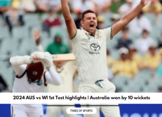 2024 AUS vs WI 1st Test highlights