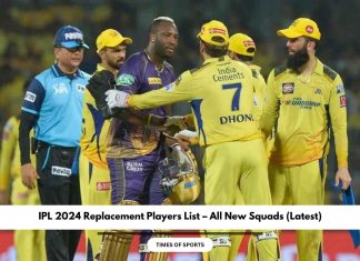 IPL 2024 Replacement Players
