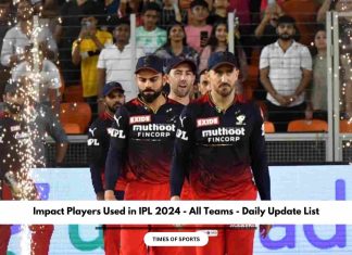 Impact Players Used in IPL 2024
