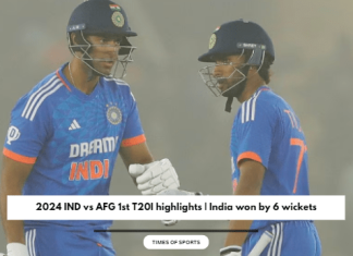 2024 IND vs AFG 1st T20I highlights