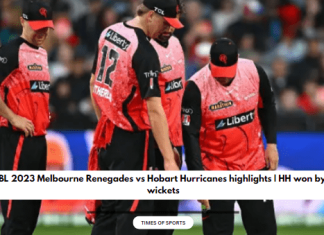 2023 Melbourne Renegades vs Hobart Hurricanes highlights
