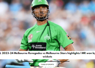 BBL 2023-24 Melbourne Renegades vs Melbourne Stars highlights