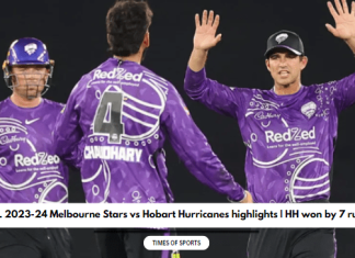 BBL 2023-24 Melbourne Stars vs Hobart Hurricanes highlights