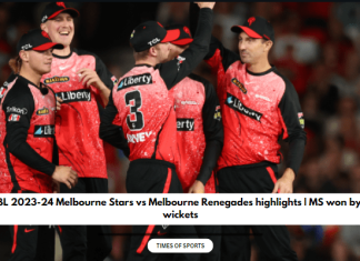 2023-24 Melbourne Stars vs Melbourne Renegades highlights