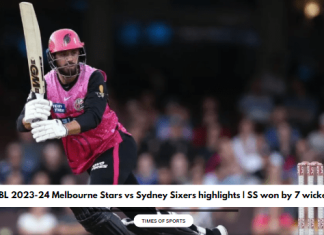 2023-24 Melbourne Stars vs Sydney Sixers highlights