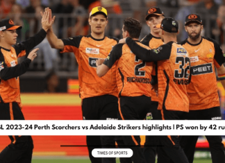 2023-24 Perth Scorchers vs Adelaide Strikers highlights