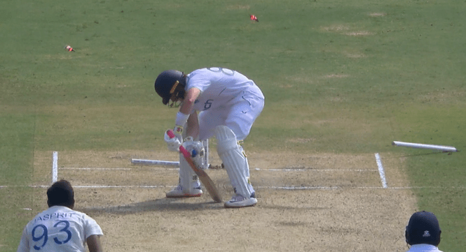 Bumrah Rattled Out the Stumps to Dismiss Ollie Pope in 2nd Test vs England