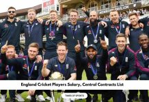 England Cricket Players Salary