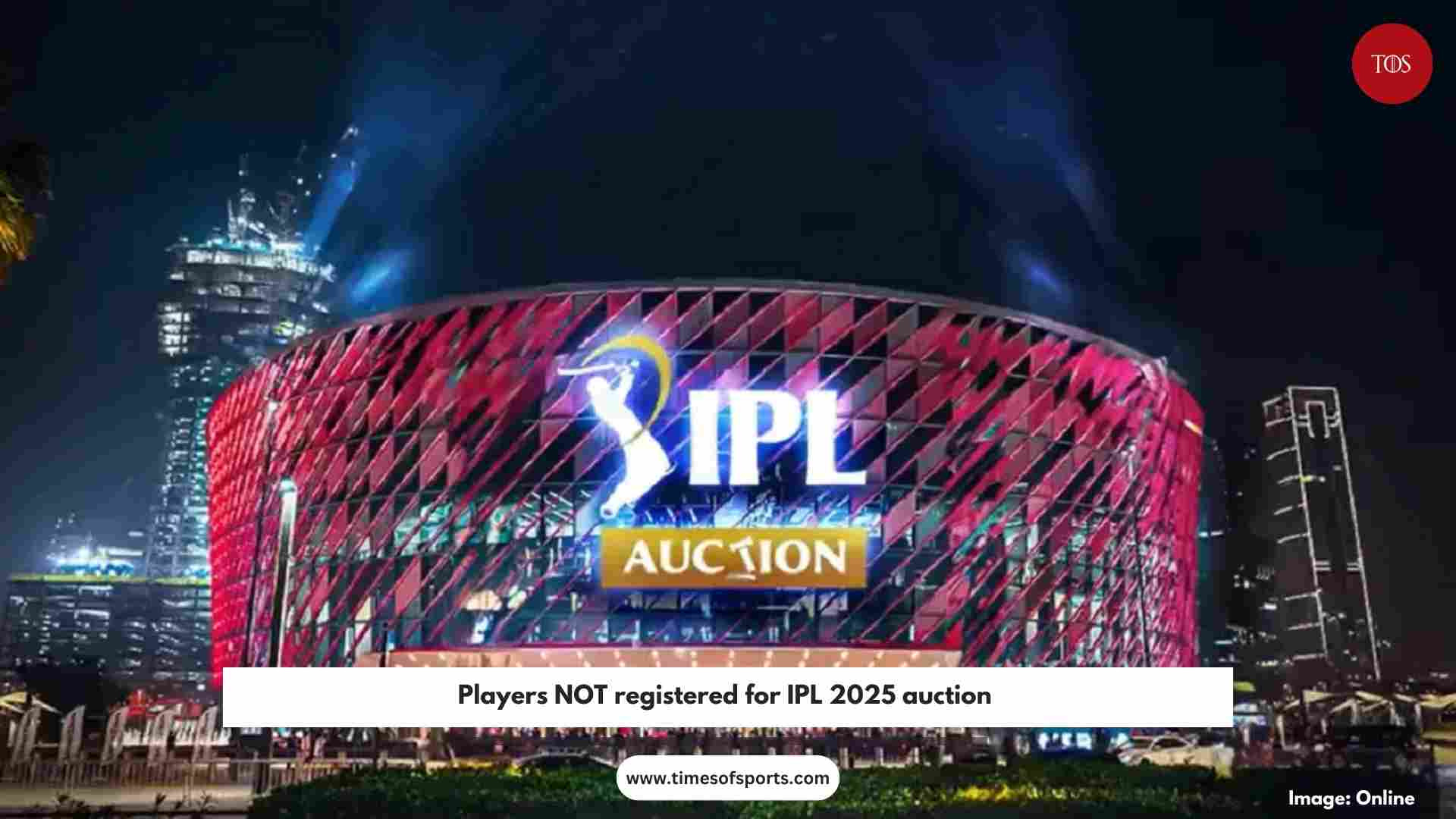 Players NOT registered for IPL 2025 auction Players NOT registered for IPL 2025 auction