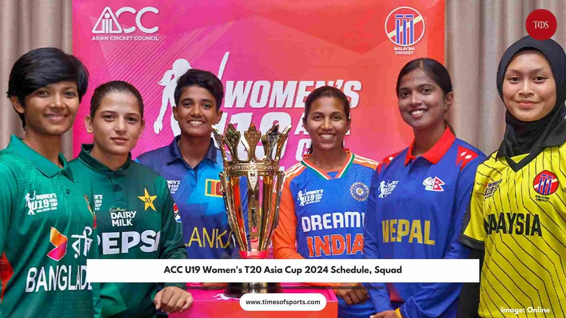 ACC U19 Women’s T20 Asia Cup 2024 Schedule, Squad ACC U19 Women’s T20 Asia Cup 2024 Schedule, Squad