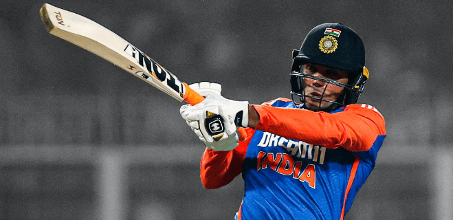 Abhishek Sharma Smashes 37-Ball Century at Wankhede Abhishek Sharma Smashes 37-Ball Century at Wankhede