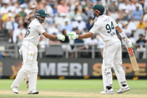 Babar Azam and Shan Masood