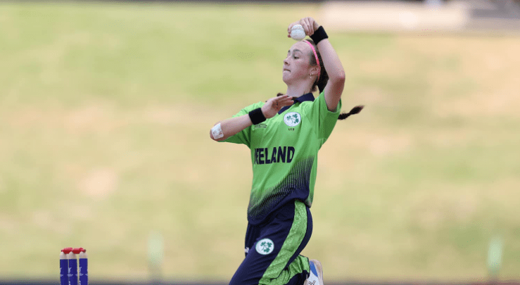 Ireland’s Aimee Maguire suspended for illegal bowling action Ireland’s Aimee Maguire suspended for illegal bowling action