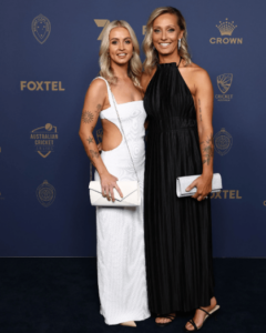 Ashleigh Gardner and Monica Wright