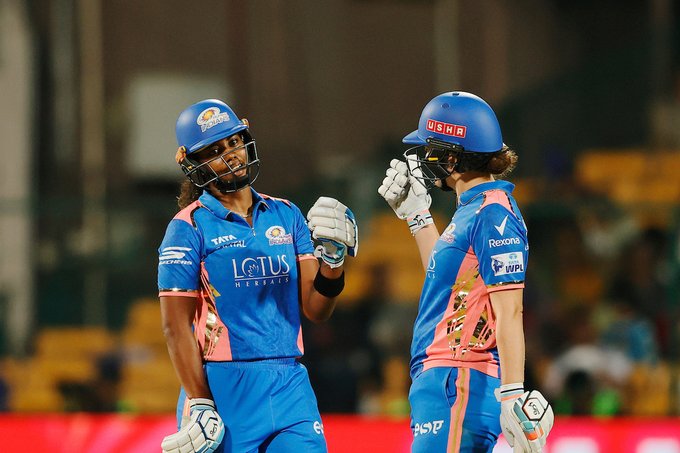 Hayley Matthews, Nat Sciver’s Stellar Knock Secures 8 Wicket Win fror Mumbai