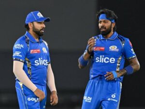 Hardik Pandya and Rohit Sharma