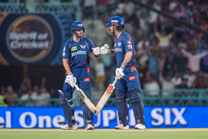Mitch Marsh, Aiden Markram Provides Solid Start for Lucknow Against Delhi
