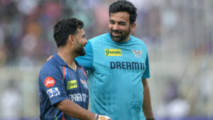 Zaheer Khan and Rishabh Pant