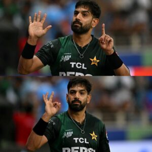 Haris Rauf 6-0 gesture