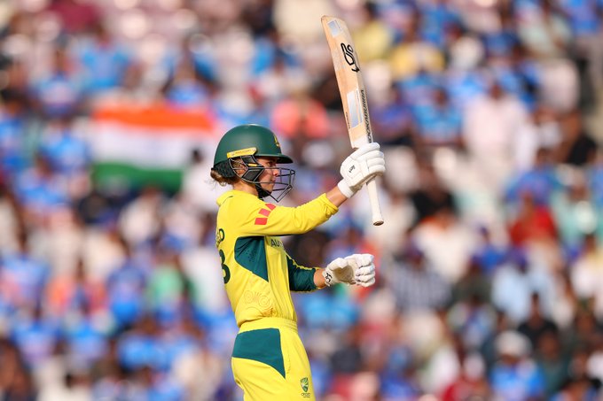 Phoebe Litchfield Blitz Powers Australia to 338 Runs Against India At Navi Mumbai Phoebe Litchfield Blitz Powers Australia to 338 Runs Against India At Navi Mumbai