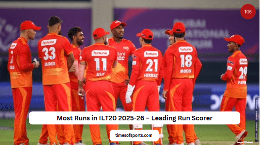 Most Runs in ILT20 2025-26 – Leading Run Scorer Most Runs in ILT20 2025-26 – Leading Run Scorer