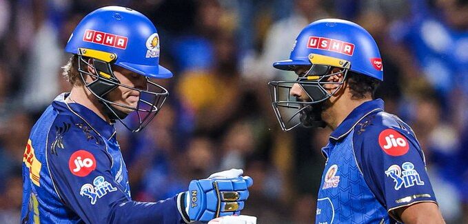 Rohit Sharma, Rickelton Fire Mumbai Indians to 6-Wicket Win Against KKR Rohit Sharma, Rickelton Fire Mumbai Indians to 6-Wicket Win Against KKR