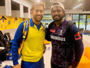 Sanju Samson and MS Dhoni