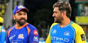 MS Dhoni and Rohit Sharma