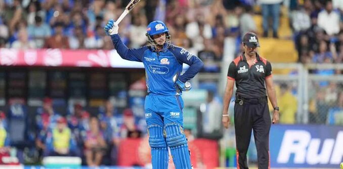 Quinton de Kock Century Propels Mumbai Indians to 195 Against Punjab Kings Quinton de Kock Century Propels Mumbai Indians to 195 Against Punjab Kings