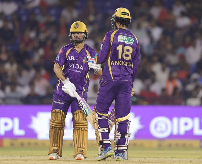 Angkrish Raghuvanshi, Rinku Singh Powers KKR To 192/4 vs RCB in Raipur