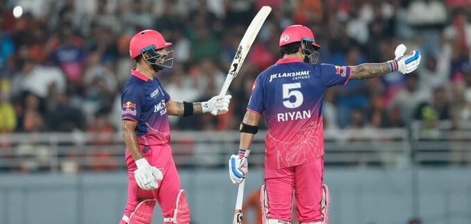 Vaibhav Suryavanshi Blitz Powers Rajasthan Royals To 243/8 Against SRH