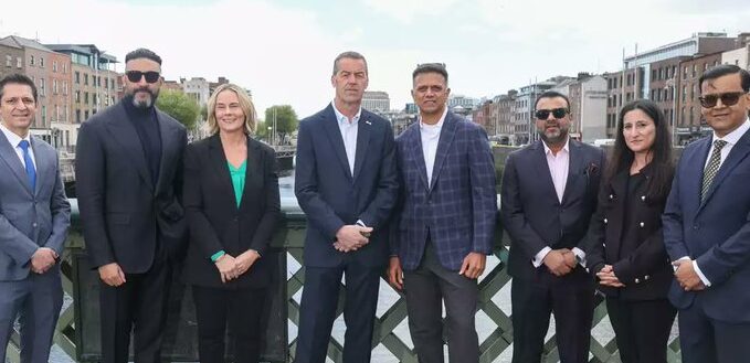 Rahul Dravid & Abhishek Bachchan Take Charge of Dublin Guardians Rahul Dravid & Abhishek Bachchan Take Charge of Dublin Guardians