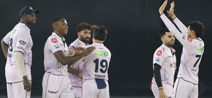 Rabada-Holder Shines as Gujarat Titans Demolish SRH by 82 Runs Rabada-Holder Shines as Gujarat Titans Demolish SRH by 82 Runs
