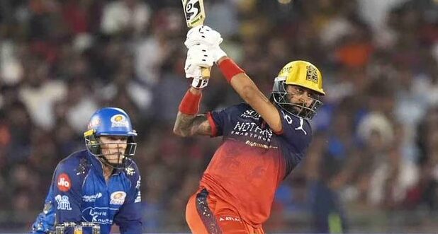 Krunal Pandya Holds RCB Together in Tricky 167 Chase