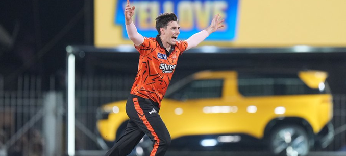 Pat Cummins Strikes Thrice to Put SRH on Top Against CSK Pat Cummins Strikes Thrice to Put SRH on Top Against CSK