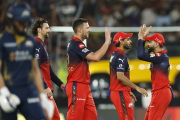 RCB Tighten Their Grip as Krunal Pandya Sends Jos Buttler Packing