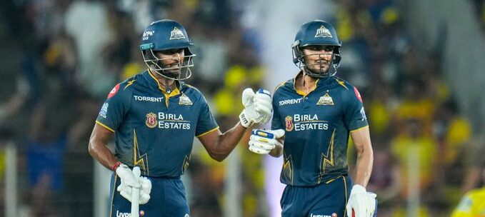 Shubman Gill, Sudharsan and Jos Buttler Knocks Propels Gujarat Titans to 229/4 Against CSK Shubman Gill, Sudharsan and Jos Buttler Knocks Propels Gujarat Titans to 229/4 Against CSK