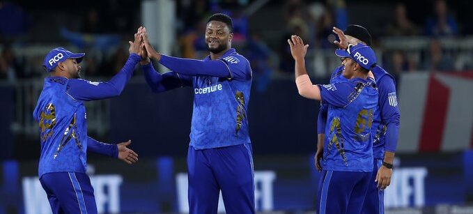 Romario Shepherd, De Kock shine as MI New York seal 5-run victory over Seattle Orcas Romario Shepherd, De Kock shine as MI New York seal 5-run victory over Seattle Orcas