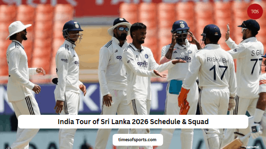 India Tour of Sri Lanka 2026 Schedule & Squad